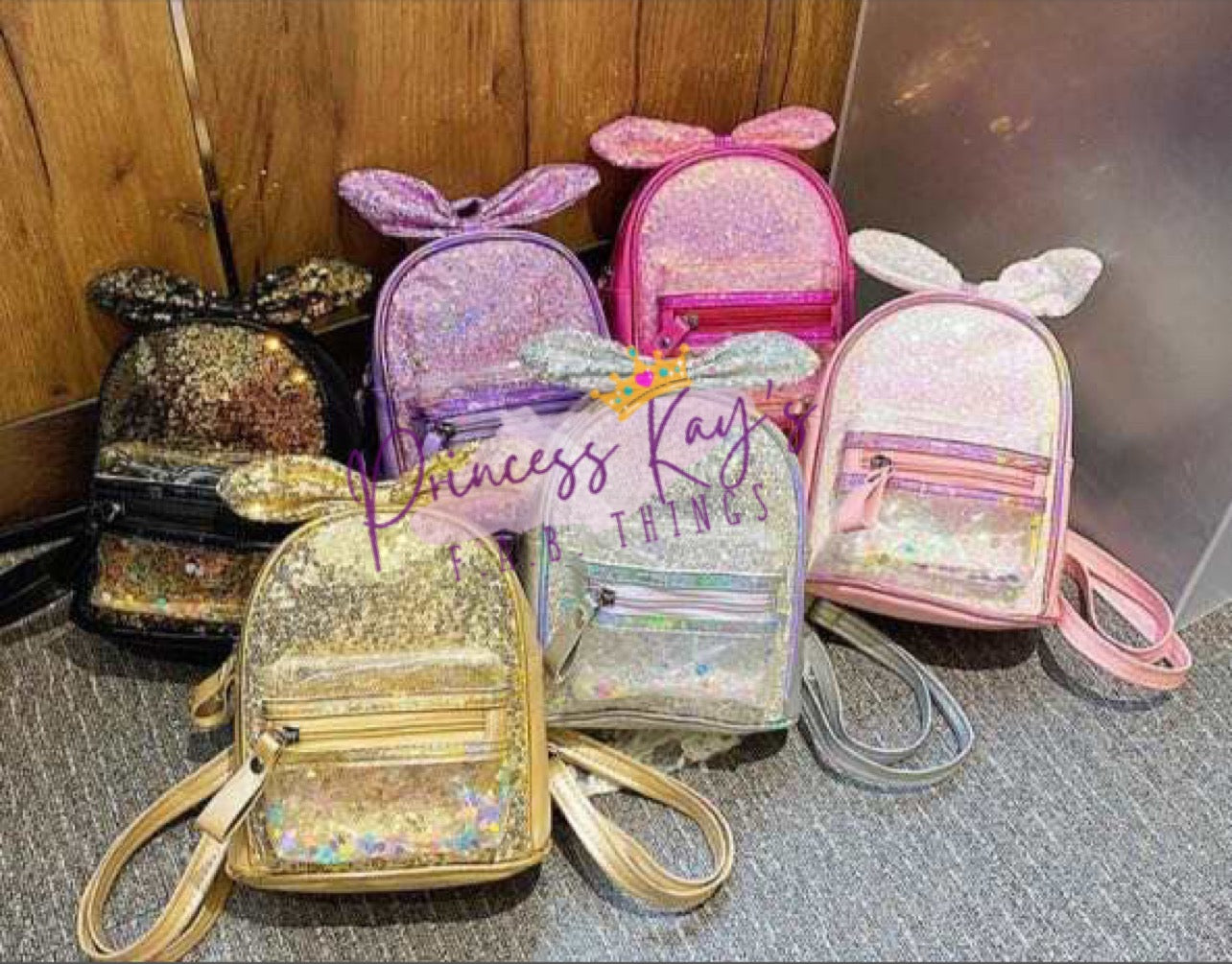 F.A.B. Mini Sequin Backpack Purse