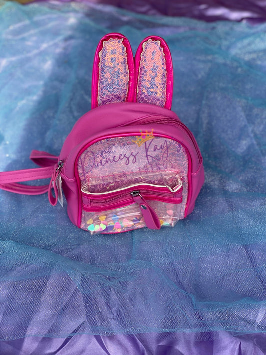 F.A.B. Mini Sequin Backpack Purse